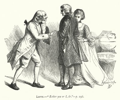 Illustration für Der gutmütige Mann (Gravur) von George John Pinwell
