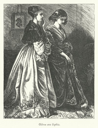 Illustration für Der Pfarrer von Wakefield (Gravur) von George John Pinwell