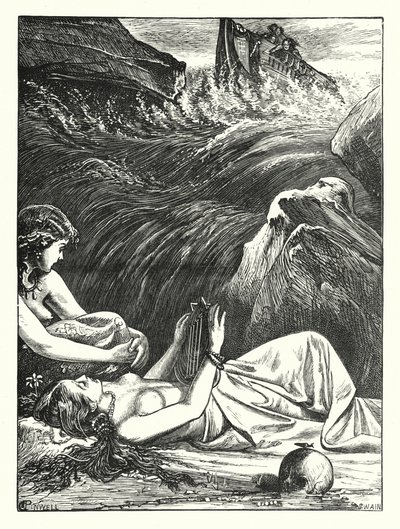 Die Letzte der Sirenen von George John Pinwell