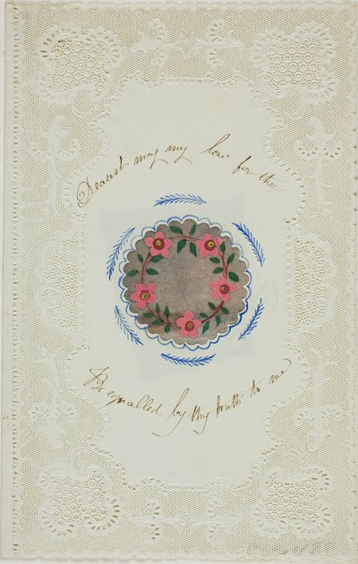 Liebste, möge meine Liebe zu dir deiner Treue zu mir entsprechen (Valentinskarte) von George Kershaw