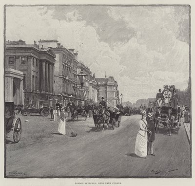 Londoner Skizzen, Hyde Park Corner von George L. Seymour