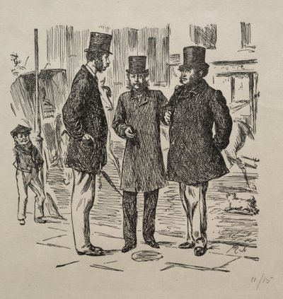 Der kleine Moment vor der Vorstellung von George Louis Palmella Busson Du Maurier