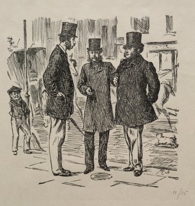 Der kleine Moment vor der Vorstellung, 1865 von George Louis Palmella Busson Du Maurier