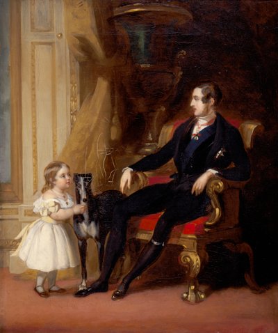 Prinzgemahl Albert mit Prinzessin Victoria und Eos von George Lucas