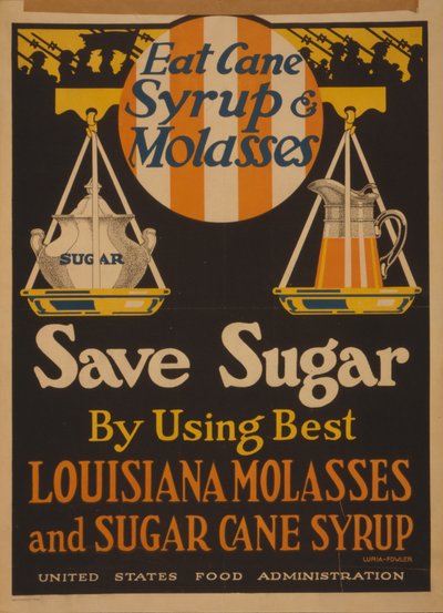 Iss Zuckerrohrsirup und Melasse, spare Zucker durch die Verwendung von bestem Louisiana-Melasse und Zuckerrohrsirup von Bartolome Esteban and studio Murillo