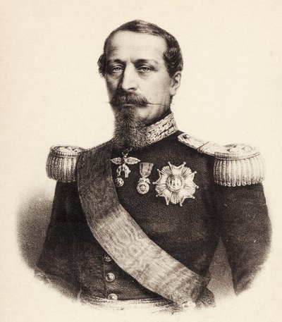 Porträt des französischen Kaisers Napoleon III (Postkarte) von Bartolome Esteban and studio Murillo