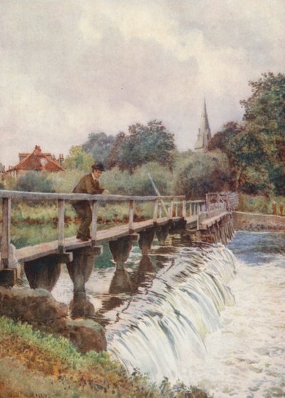 Das alte Wehr von George Moore Henton