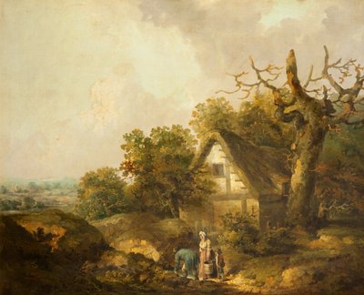 Ein rustikales Häuschen von George Morland