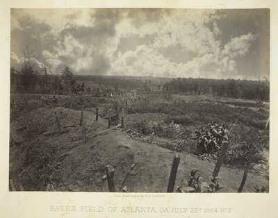 Schlachtfeld von Atlanta, GA, Nr. 2 von George N. Barnard
