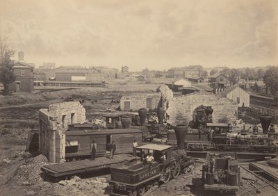 Stadt Atlanta, Georgia Nr. 1, 1860er Jahre von George N. Barnard