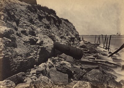 Außenansicht von Fort Sumter von George N. Barnard