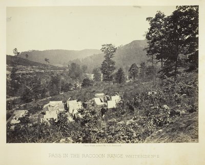 Pass im Raccoon Range, Whiteside Nr. 2 von George N. Barnard