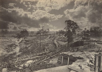 Rebellenwerke vor Atlanta, Georgia Nr. 1 von George N. Barnard