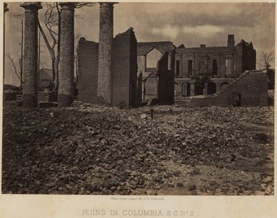 Ruinen in Columbia, South Carolina, Nr. 2 von George N. Barnard