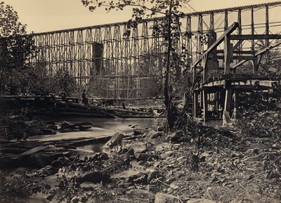 Bockbrücke bei Whiteside von George N. Barnard