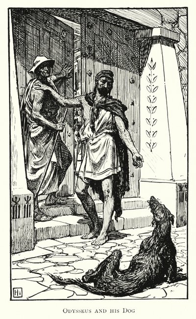 Odyssee: Odysseus und sein Hund von George Percy Jacomb Hood