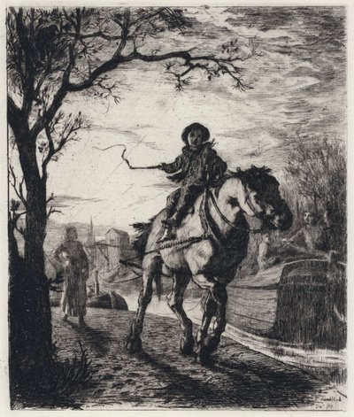 Am Bridgewater-Kanal (Radierung) von George Percy Jacomb Hood