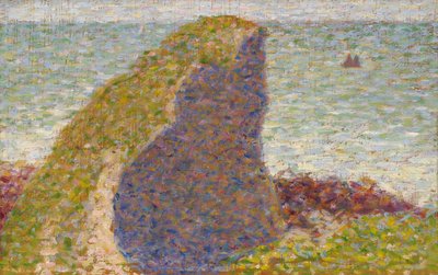 Le Bec du Hoc, Grandcamp Studie, 1885 von George Pierre Seurat