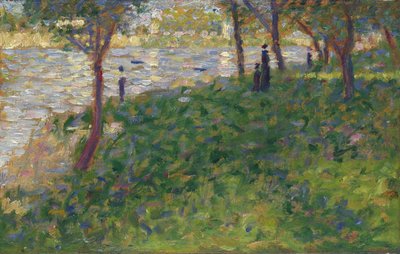 Studie für La Grande Jatte, 1884-1885 von George Pierre Seurat