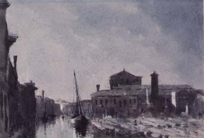 Die Sacca Della Misericordia, Venedig von George Price Boyce