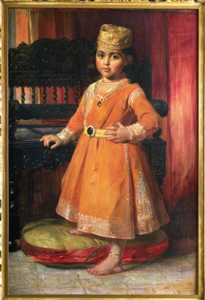 Porträt von Prinz Albert, ältester Sohn des Maharaja Duleep Singh, 1870 von George Richmond