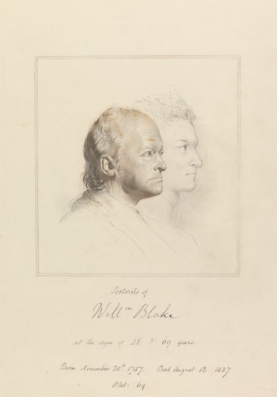 William Blake in Jugend und Alter von George Richmond