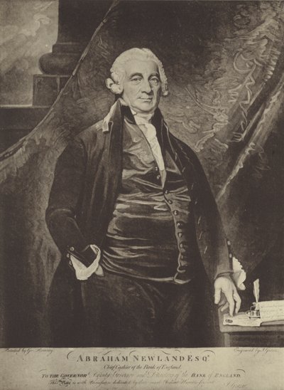 Abraham Newland von George Romney