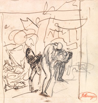 Abgang verfolgt von einem Bären, oder "Die Verlassenheit der Perdita" aus "Das Wintermärchen" von George Romney