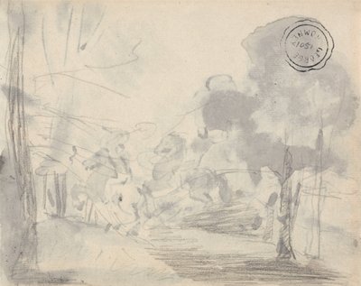 Lichtung der Bäume von George Romney