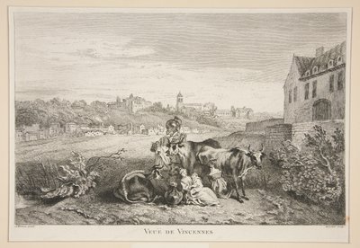Blick auf Vincennes von George Romney