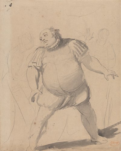 John Henderson als Falstaff von George Romney