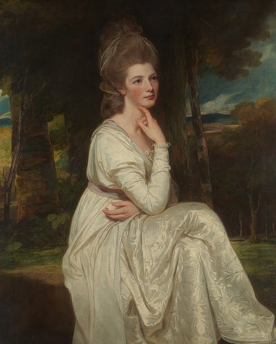 Lady Elizabeth Stanley, Gräfin von Derby, 1776-78 von George Romney