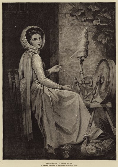 Lady Hamilton von George Romney