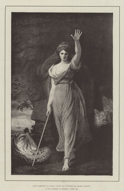 Lady Hamilton als Circe von George Romney