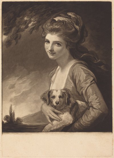 Lady Hamilton als Natur von George Romney