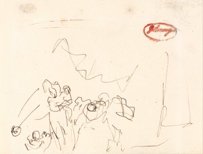 Locker beschriebene Figuren von George Romney