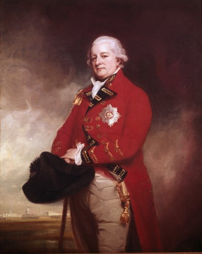 Generalmajor Sir Archibald Campbell von Inverneil und Ross KB, Gouverneur und Oberbefehlshaber, Madras von George Romney