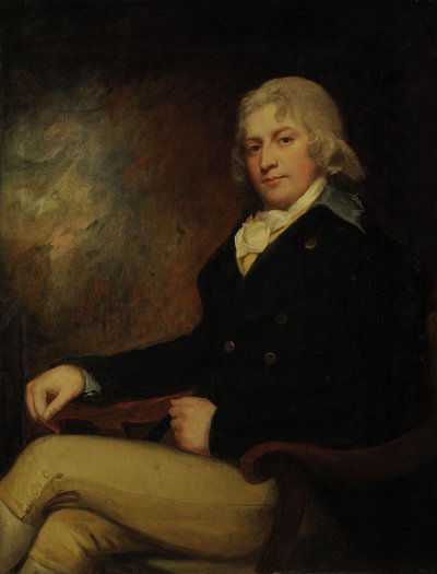 Porträt von Colin Dunlop von Garmyle von George Romney