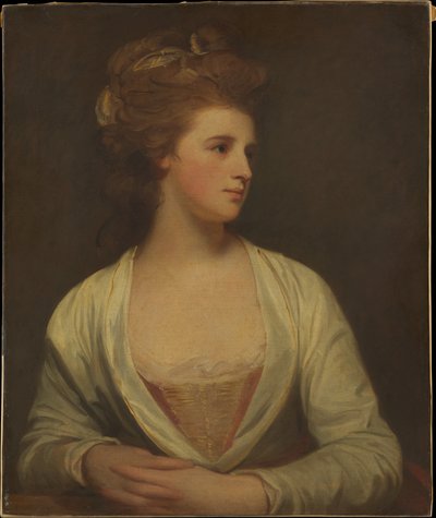 Porträt einer Frau, angeblich Emily Bertie Pott (gestorben 1782) von George Romney