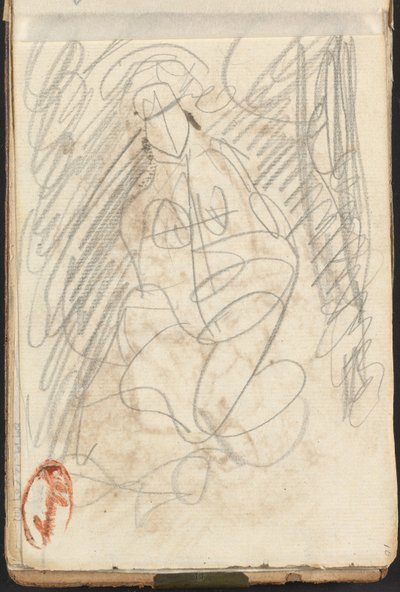 Sitzender Akt von George Romney