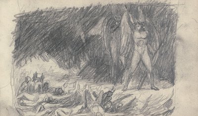Skizzenbuchzeichnung von George Romney
