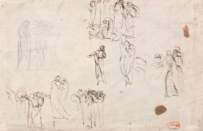 Skizzen für "Die Anklage der Susanna" von George Romney