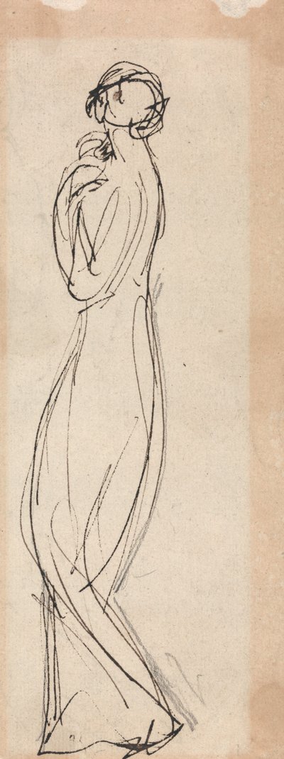 Stehende weibliche Figur von George Romney
