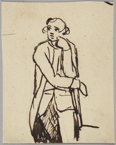 Stehende männliche Figur von George Romney