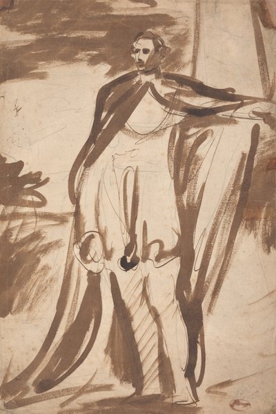 Studie für das Porträt von George Spencer, Vierter Herzog von Marlborough von George Romney