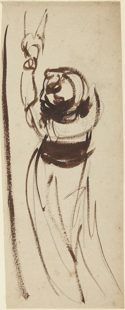 Studie eines Kindes, das die Hand ausstreckt von George Romney