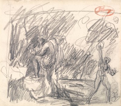 Das Verlassen und die Rettung von Perdita aus "Das Wintermärchen" von George Romney