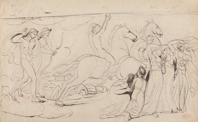 Die Zerstörung der Kinder Niobes von George Romney