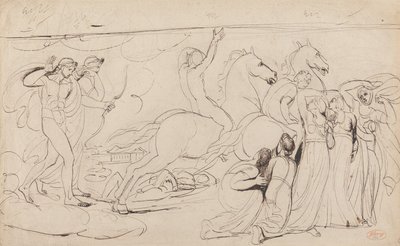 Die Zerstörung der Kinder Niobes von George Romney