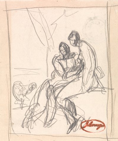 Zwei Liebende von George Romney